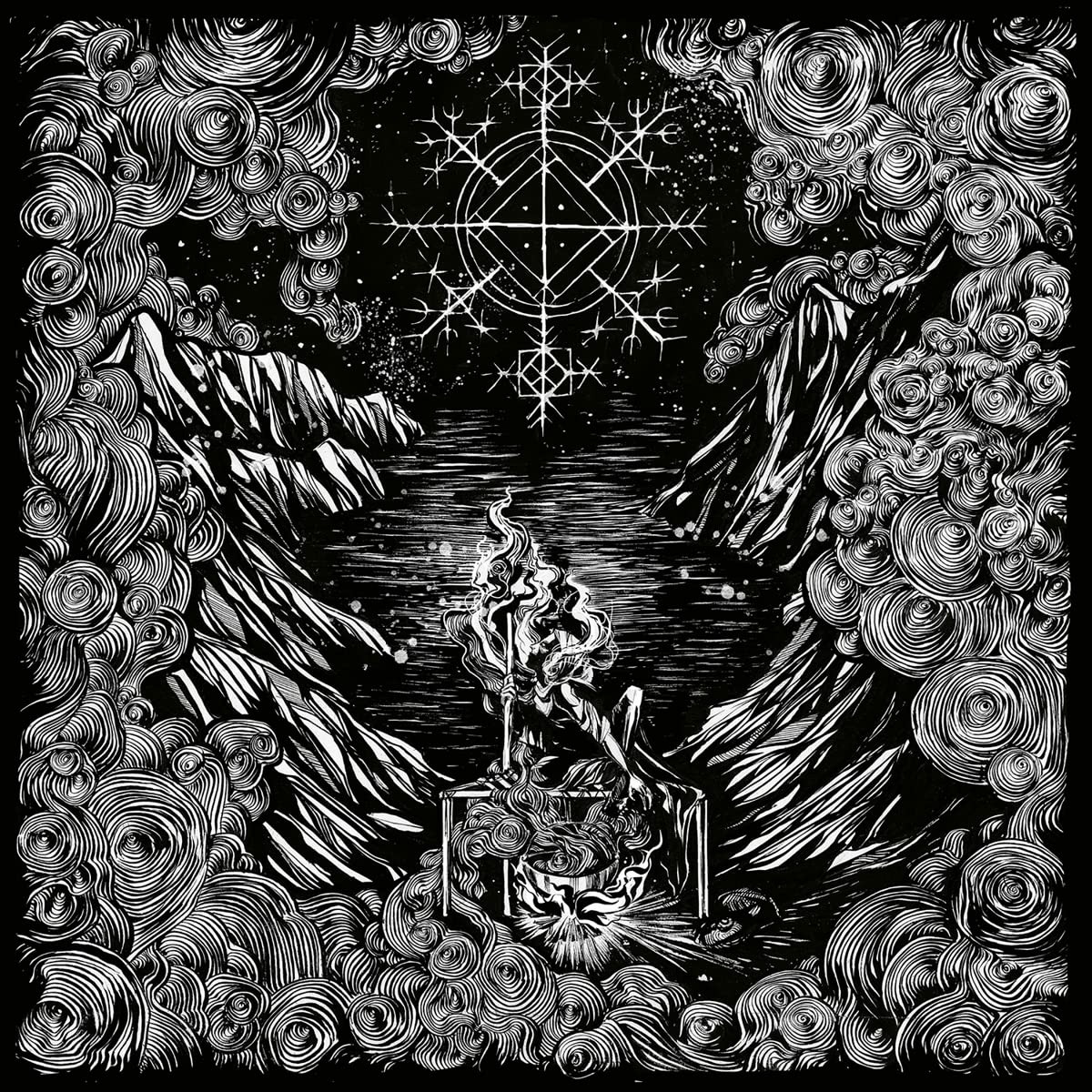 Cover for Vevaki · Fornspeki (Green Vinyl) (LP) (2022)