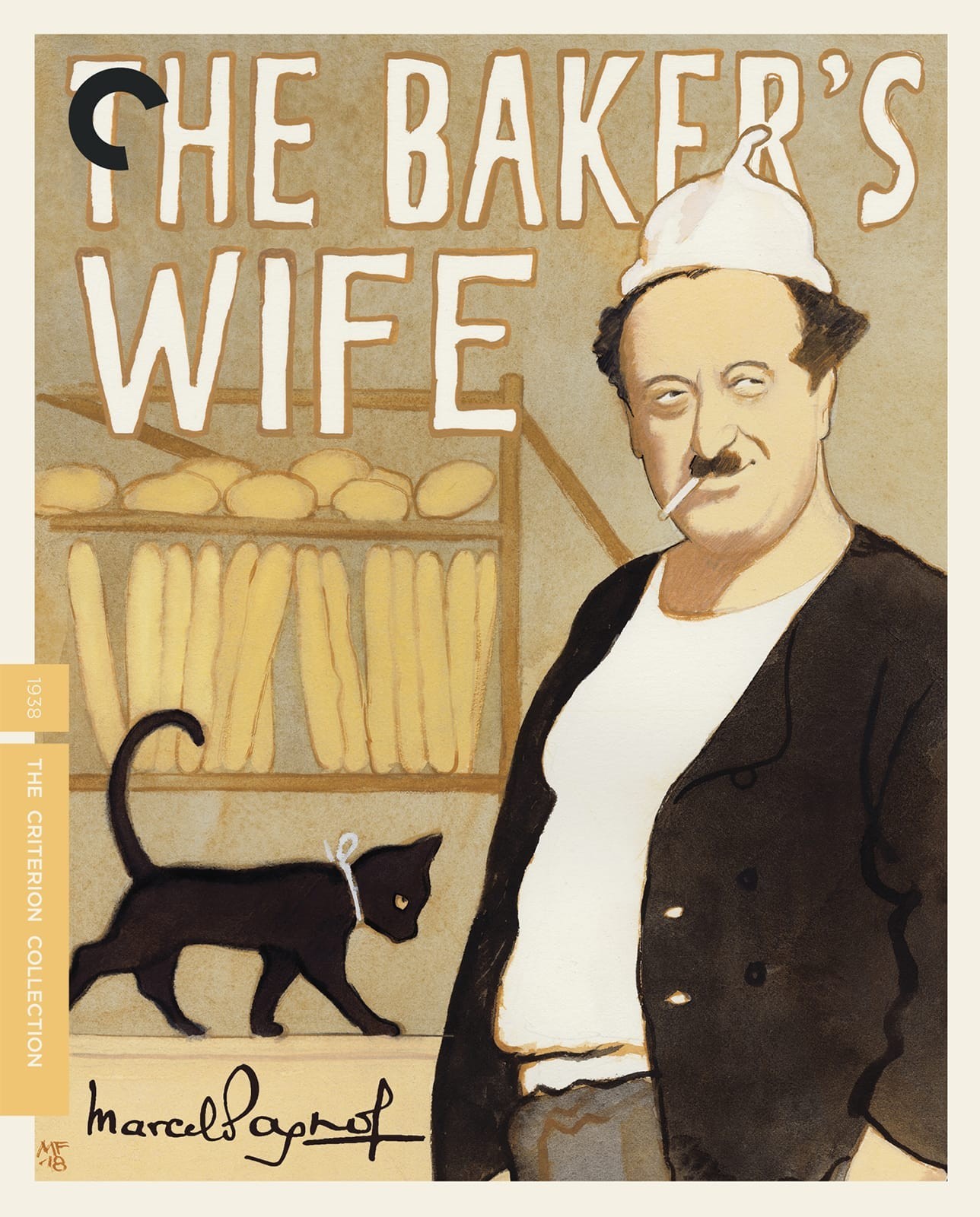 Cover for Criterion Collection · Baker's Wife, the BD (Blu-ray) (2019)