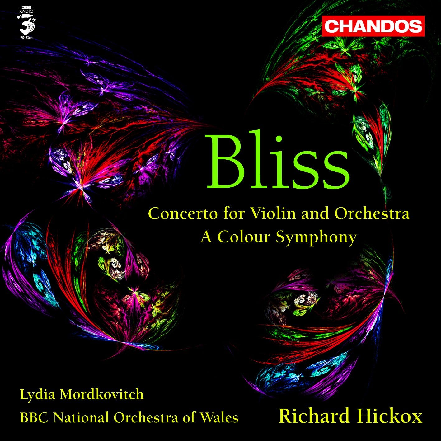 Cover for Bliss / Mordkovich / Bbc Nat'l Orch Wales / Hickox · Concerto for Violin &amp; Orchestra: a Colour Symphony (CD) (2006)
