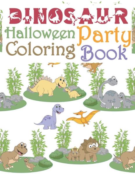 Cover for Coloring Pack · Dinosaur Halloween Party Coloring Book (Paperback Book) (2020)