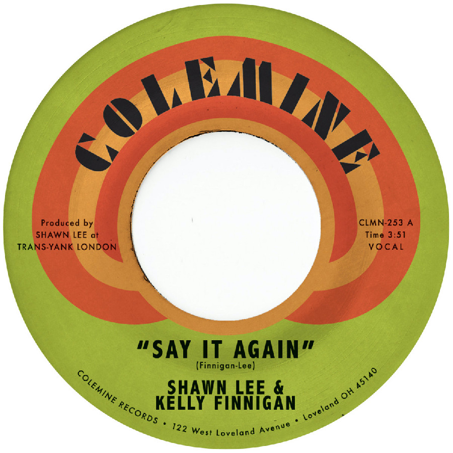 Cover for Shawn Lee &amp; Kelly Finnigan · Say It Again / Harpsichord Rock (7") (2025)