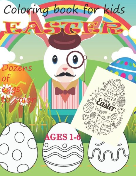 Cover for Zer Cad · Easter Egg Coloring Book for Kids (Paperback Book) (2021)