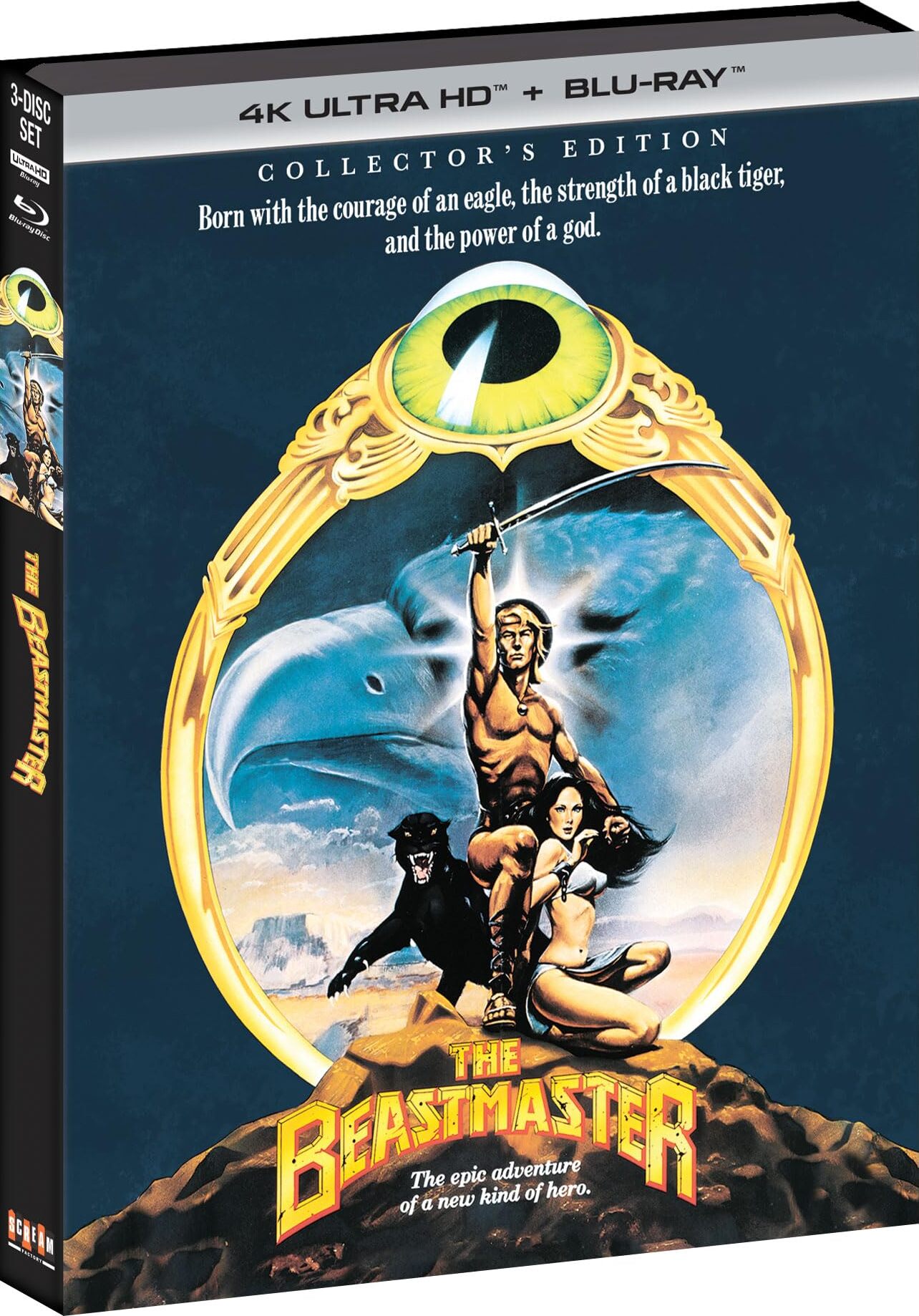 Cover for 4k Ultra Hd · The Beastmaster (4K Ultra HD/BD) [Collector's edition] (2025)