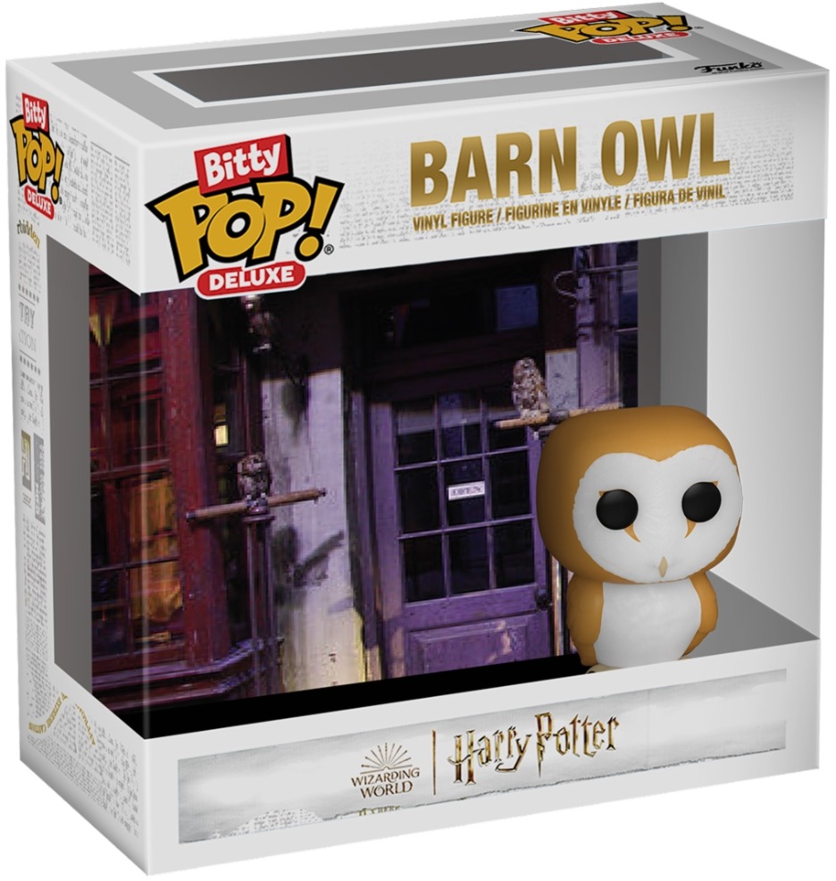 Cover for Harry Potter: Funko Bitty Pop Deluxe · Harry Potter Bitty Pop! Deluxe Vinyl Figure Barn Owl (Owl Emporium) Display (12) (Toys) (2024)