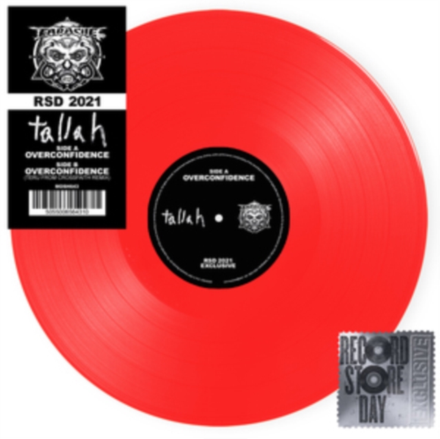 Cover for Tallah · Overconfidence (Red 7") (VINYL) (2021)