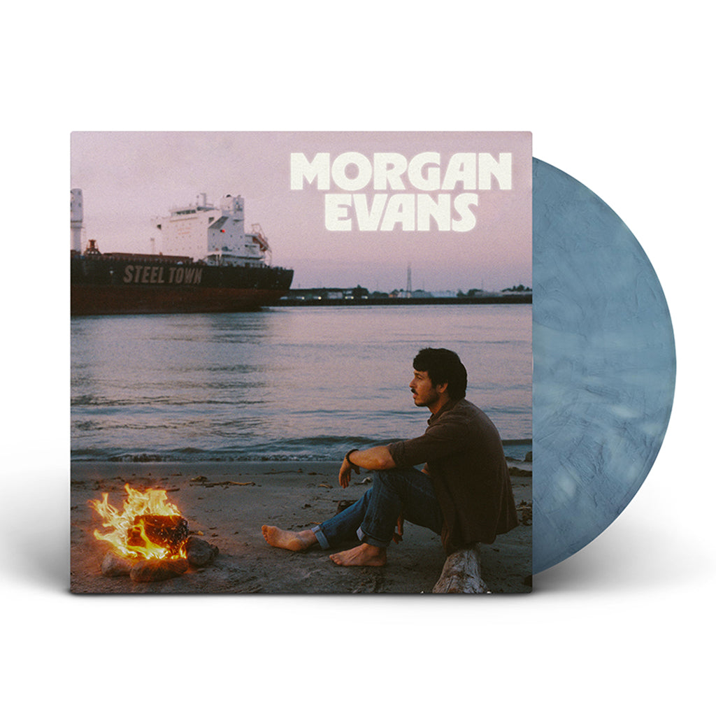 Cover for Morgan Evans · Steel Town (LP) [Steel Blue Vinyl edition] (2026)