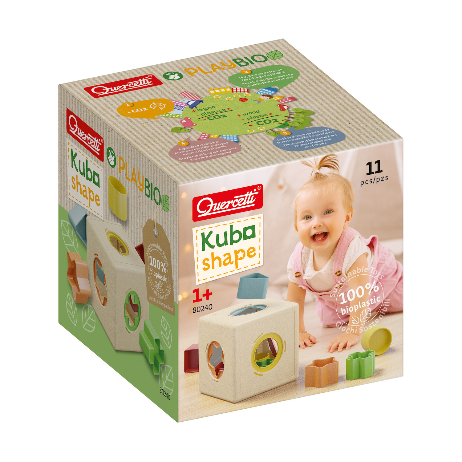 Cover for Quercetti · Quercetti PlayBio Vormenbox (Toys)