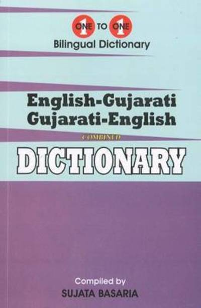 Cover for English-Gujarati &amp; Gujarati-English One-to-One Dictionary. Script &amp; Roman (Exam-Suitable) - One to One Exam Suitable Dictionaries (Paperback Book) (2014)