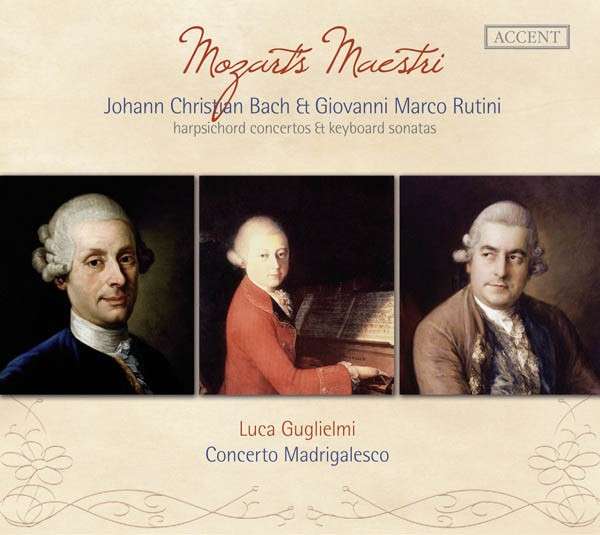 Cover for Mozart / Rutini / Guglielmi · Mozarts Maestri (CD) (2014)