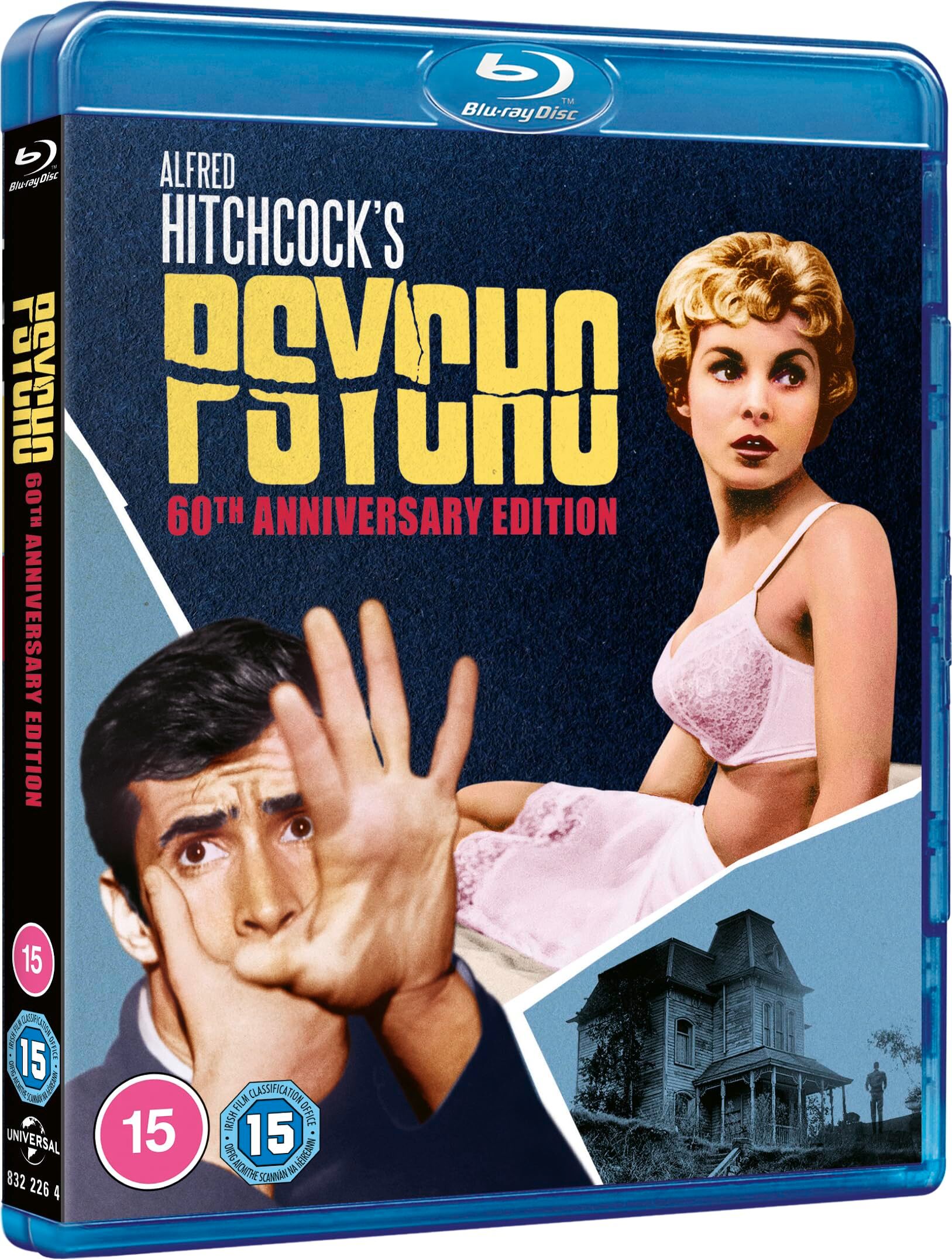 Cover for Psycho Bluray Repack · Psycho Blu-Ray (Repack) (Blu-ray) (2025)