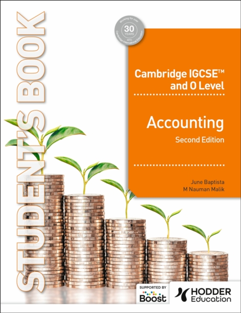 Cover for June Baptista · Cambridge IGCSE and O Level Accounting Second Edition (Paperback Book) (2025)