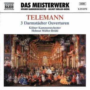 Cover for L Orfeo Barockorchester · 3 Darmstadt Overtures (CD) (2012)