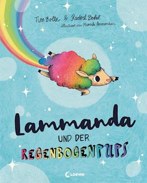 Cover for Tim Boltz · Lammanda Und Der Regenbogenpups: Ein Lustiges Bilderbuch Uber Andersartigkeit, A (Book) (2023)