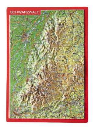 Cover for Andre Markgraf · Reliefpostkarte Schwarzwald: Tiefgezogene Reliefpostkarte (Book)