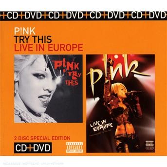 Cover for Pink · Try This / Live In Europe (CD/DVD) (2008)