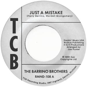 Cover for Barrino Brothers The · Just A Mistake / I'll Take My Flowers Right Now (7") (2026)