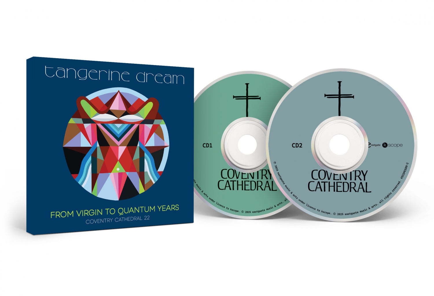 Cover for Tangerine Dream · From Virgin to Quantum Years: Coventry Cathedral (CD) (2025)