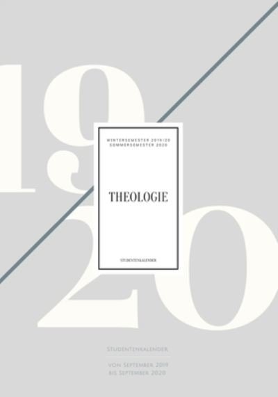 Cover for Kalender Verlag · Theologie Studentenkalender 2019-2020 (Paperback Book) (2019)