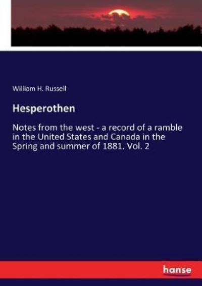 Cover for William H Russell · Hesperothen (Paperback Book) (2017)