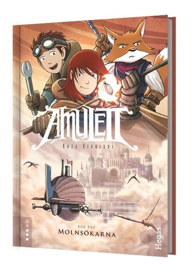 Cover for Kazu Kibuishi · Amulett. Molnsökarna (Hardcover Book) (2013)