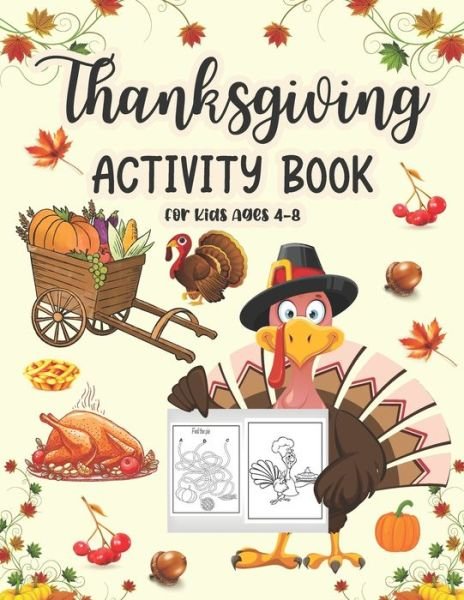 Cover for Samar Publications · Thanksgiving Activity Book For Kids Ages 4-8 (Paperback Book) (2020)