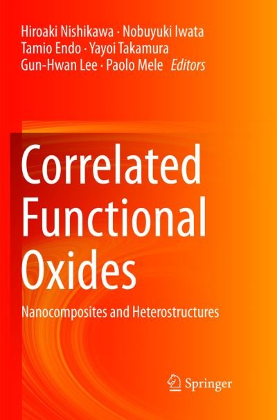 Correlated Functional Oxides: Nanocomposites and Heterostructures -  - 图书 - Springer International Publishing AG - 9783319829081 - 2019年6月18日