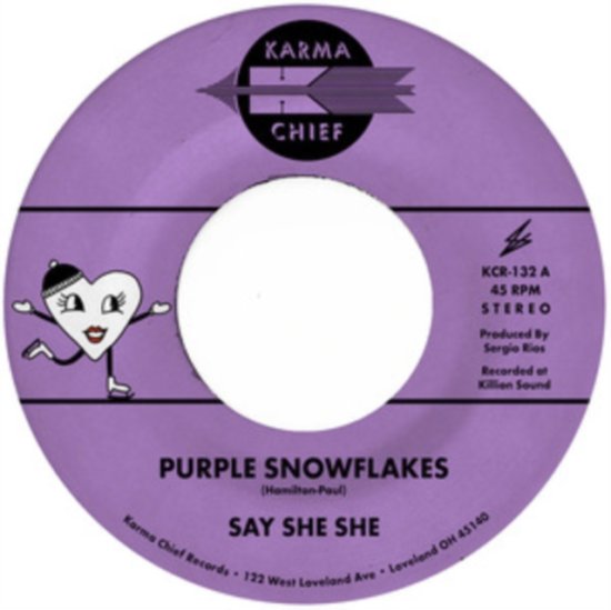 Cover for Say She She · Purple Snowflakes / This Wintert (CD) (2024)