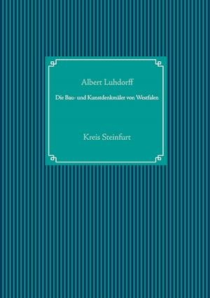 Cover for Albert Luhdorff · Die Bau- und Kunstdenkmäler von Westfalen (Hardcover Book) (2021)