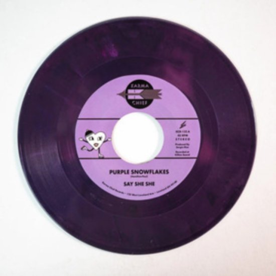 Cover for Say She She · Purple Snowflakes / This Wintert (CD) (2024)