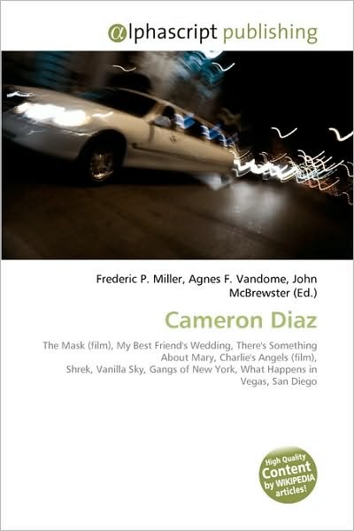 Cover for Frederic P Miller · Cameron Diaz (Book) (2011)