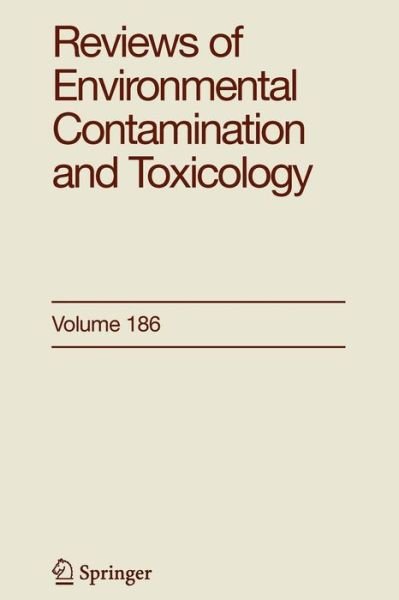 Cover for George Ware · Reviews of Environmental Contamination and Toxicology 186 - Reviews of Environmental Contamination and Toxicology (Paperback Book) [Softcover reprint of hardcover 1st ed. 2006 edition] (2010)