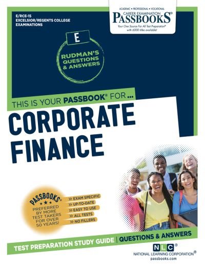 Cover for National Learning Corporation · Corporate Finance, Volume 15 (Paperback Book) (2020)