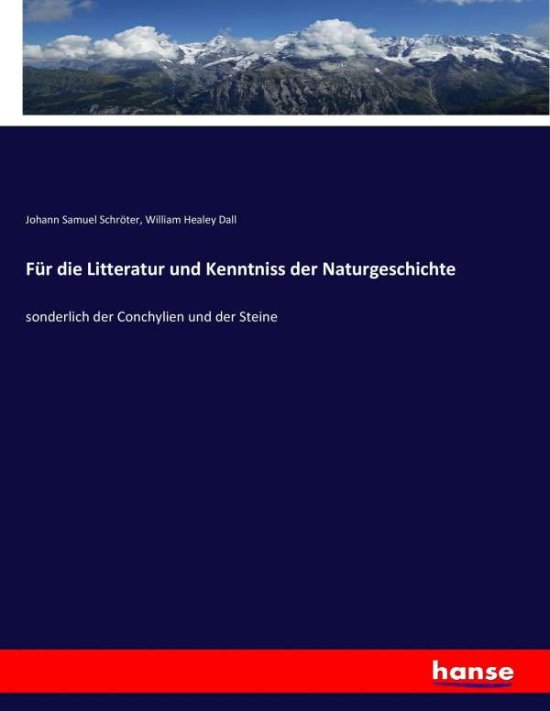 Cover for Schröter · Für die Litteratur und Kenntni (Book) (2017)
