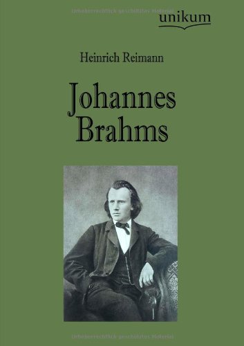 Cover for Heinrich Reimann · Johannes Brahms (Paperback Book) [German edition] (2012)