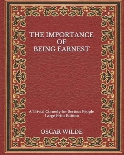 Cover for Oscar Wilde · The Importance of Being Earnest (Paperback Book) (2020)
