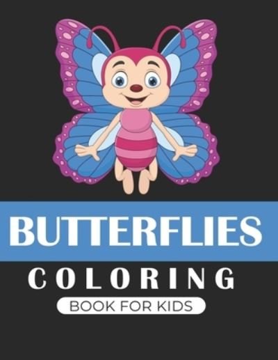 Cover for Winter Ra Coloring House · Butterflies coloring book for kids (Paperback Book) (2020)