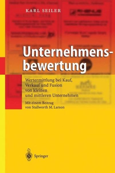 Cover for Karl Seiler · Unternehmensbewertung (Hardcover Book) [2004 edition] (2004)