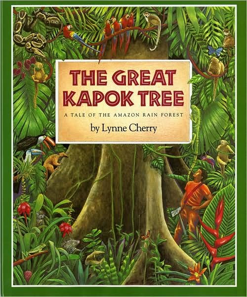 Cover for Lynne Cherry · The Great Kapok Tree: A Tale of the Amazon Rain Forest - Gulliver books (Hardcover Book) (1990)