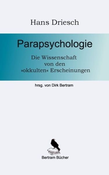 Cover for Hans Driesch · Parapsychologie (Paperback Book) (2021)