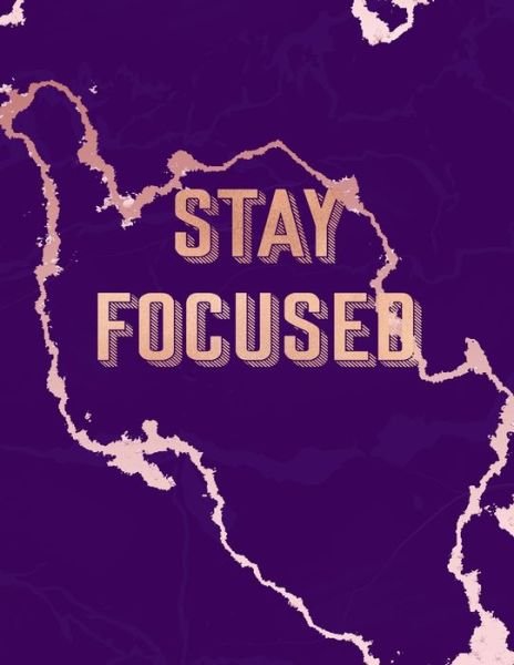 Cover for Blush Marble Notebooks · Stay Focused (Paperback Book) (2019)
