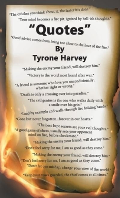 Cover for Tyrone Harvey · Quotes (Hardcover Book) (2021)