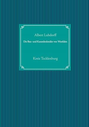 Cover for Albert Luhdorff · Die Bau- und Kunstdenkmäler von Westfalen (Hardcover Book) (2021)