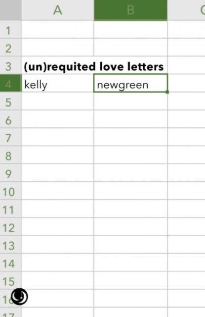Cover for Kelly Newgreen · Unrequited Love Letters (Paperback Book) (2026)