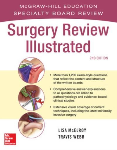Cover for Lisa McElroy · Surgery Review Illustrated 2/e (Paperback Book) (2016)