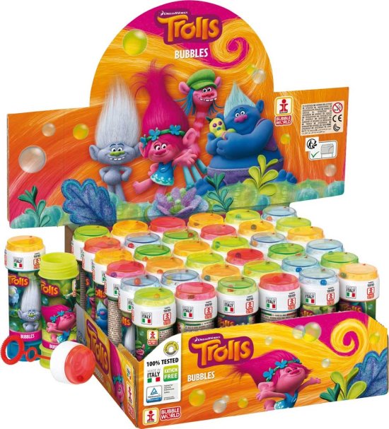Cover for Display 36 Pz · Dulcop Bolle Di Sapone - Trolls - Flacone 60 Ml (MERCH)