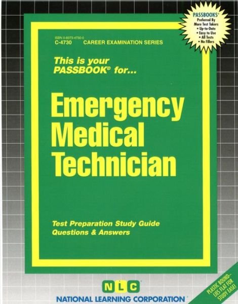Cover for National Learning Corporation · Emergency Medical Technician (Spiral Book) (2016)