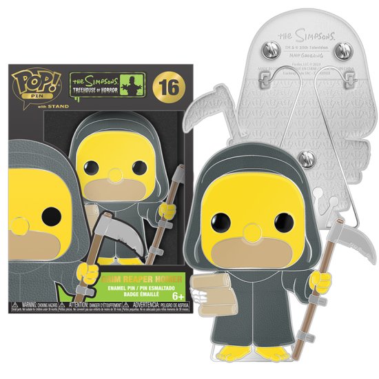 Cover for Funko Pop! Pins: · Simpsons: Horror - Homer (Badge) (2023)
