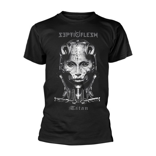 Cover for Septic Flesh · Titan Head (CLOTHES) [size XL] [Black edition] (2019)