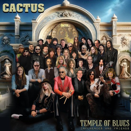 Cover for Cactus · Temple of Blues - Influences &amp; Friends (LP) [Limited edition] (2024)
