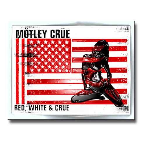 Cover for Mötley Crüe · Motley Crue Pin Badge: Red, White &amp; Crue (Badge) (2013)